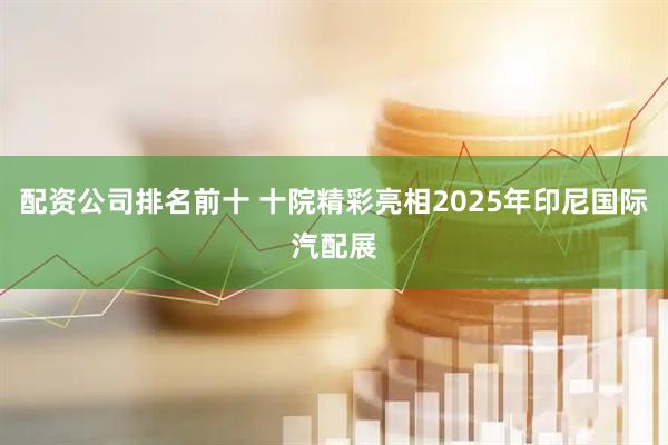 配资公司排名前十 十院精彩亮相2025年印尼国际汽配展